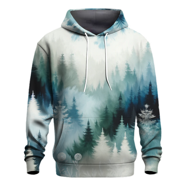 Frosted Woods Tie-dye Design Hoodie