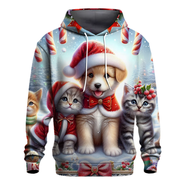 Cozy Christmas Animals Hoodie