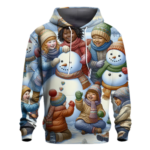 Snowman Building Team Hoodie