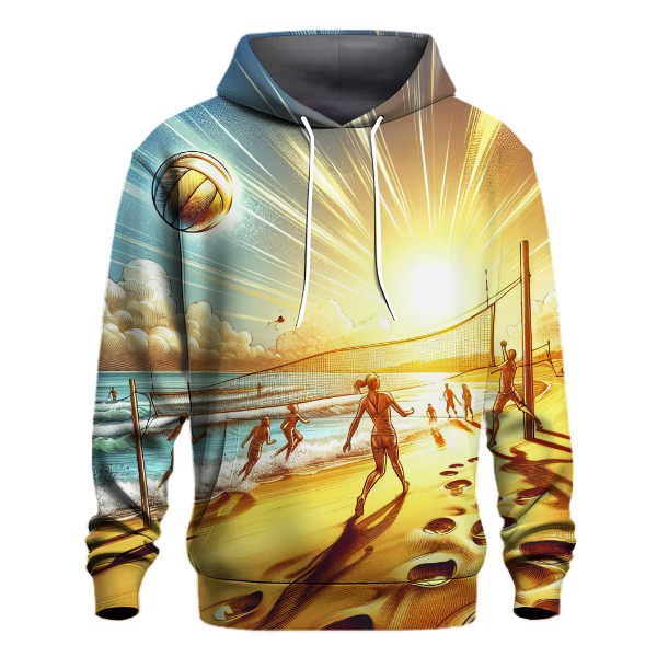 Volleyball Beach Fun Hoodie