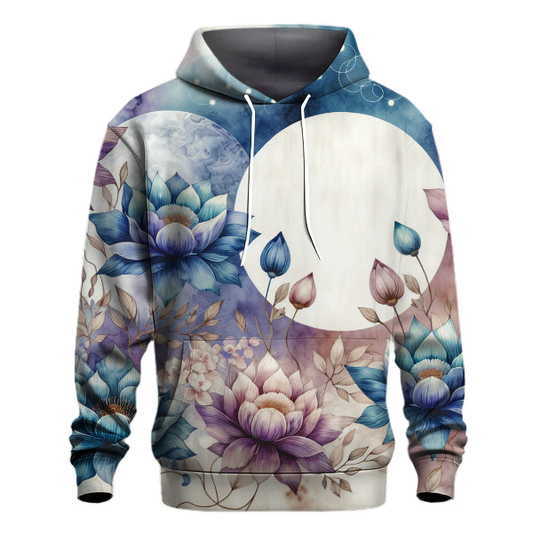 Midnight Lotus Bloom Hoodie