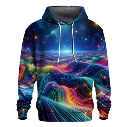 Galactic Neon Waves Hoodie