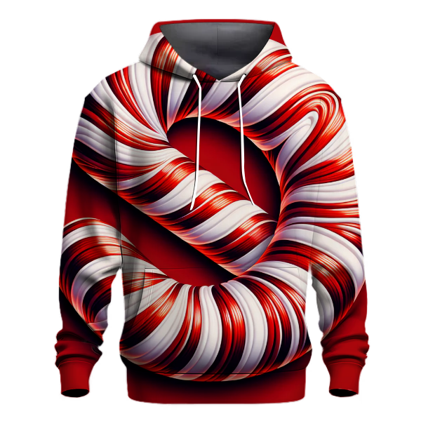 Festive Candy Cane Stripes Hoodie