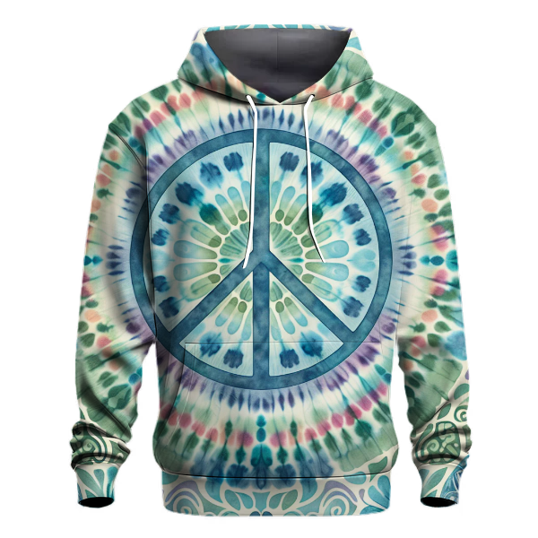 Peaceful Tie-Dye Groove Hoodie