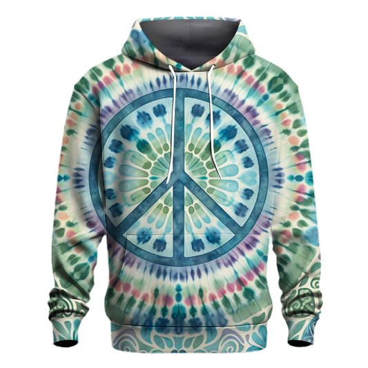 Peaceful Tie-Dye Groove Hoodie