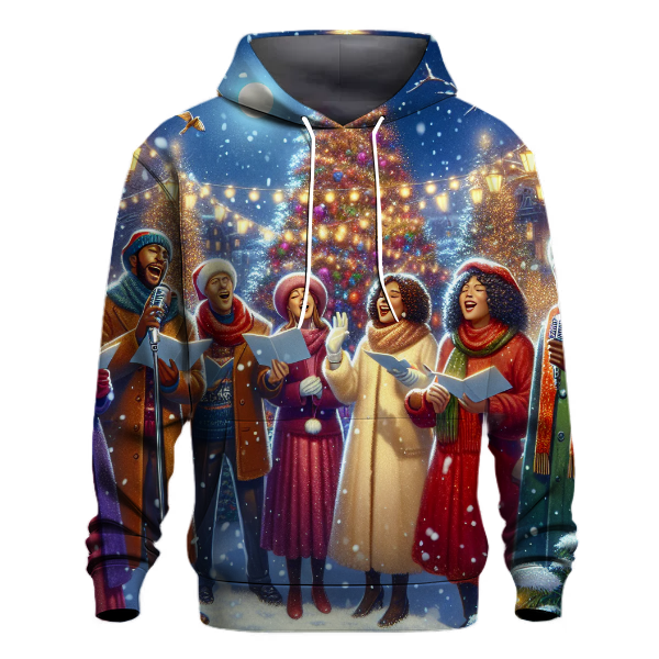 Christmas Carolers in the Park Hoodie