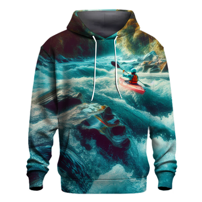 Kayaking Rapids Adventure Hoodie