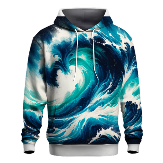 Electric Ocean Wave Hoodie