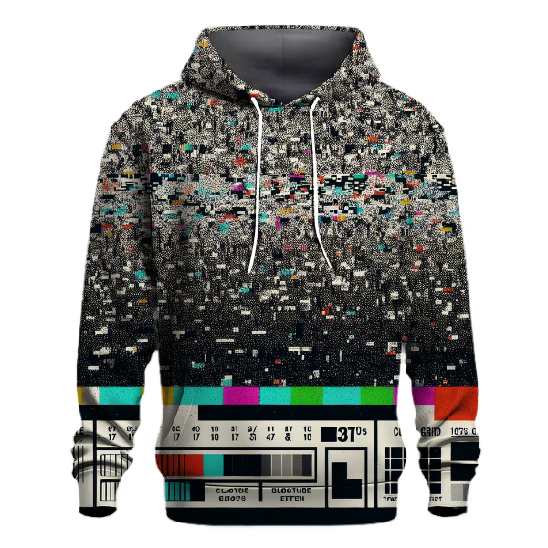 Vintage Television Static Hoodie