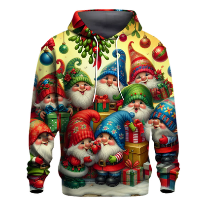 Gnome Gathering Under the Mistletoe Hoodie