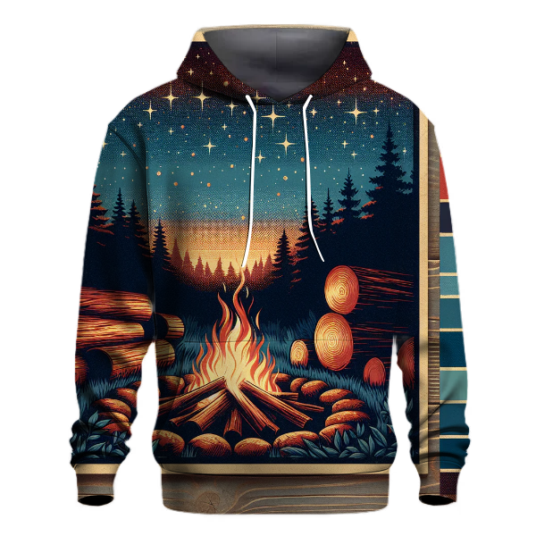 Vintage Campfire Nights Hoodie