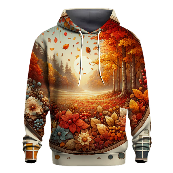 Autumn Leaves Elegance Hoodie