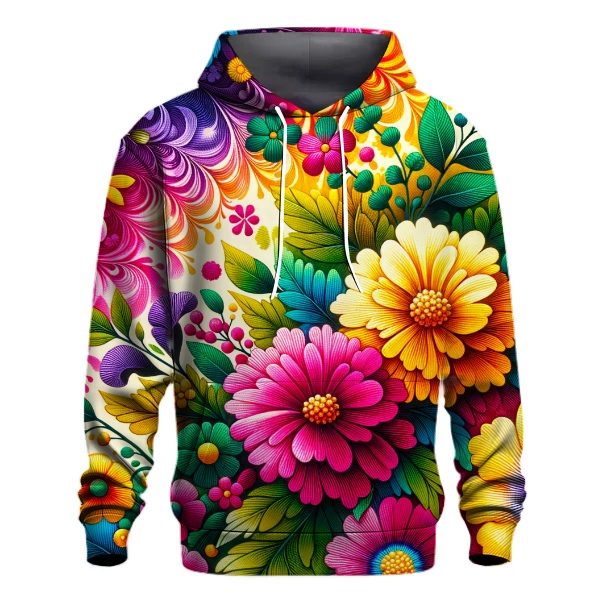 Vivid Blossom Hoodie