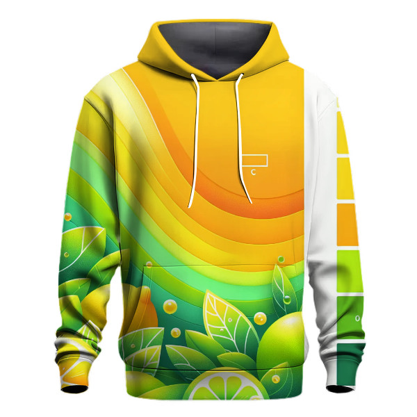 Citrus Splash Gradient Hoodie