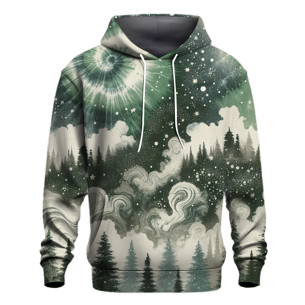 Starlit Forest Night Hoodie