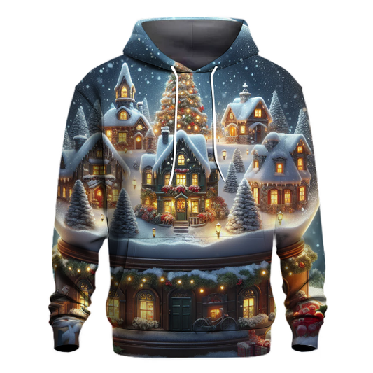 Christmas Village Snow Globe Hoodie