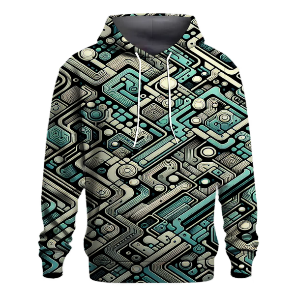 Retro Techno Twist Hoodie