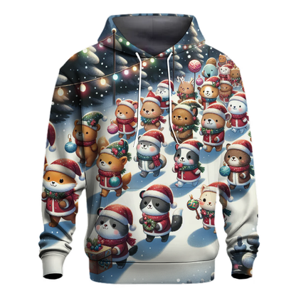 Christmas Spirit Animal Parade Hoodie