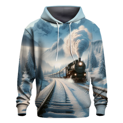 Cozy Winter Train Journey Hoodie