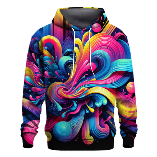 Funky 80s Wave Hoodie