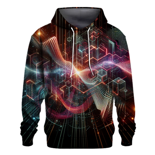 Cyber Neon Flux Hoodie