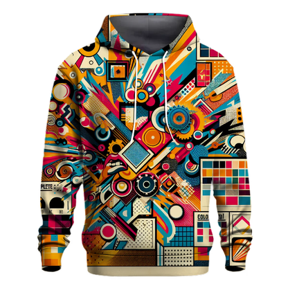 Retro Pop Art Delight Hoodie