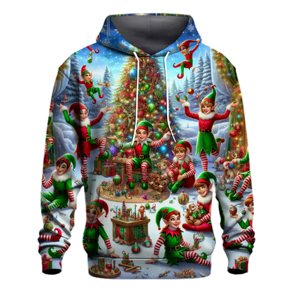 Silly Elf Shenanigans Hoodie