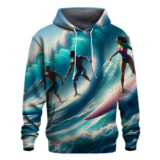 Surfing Wave Riders Hoodie