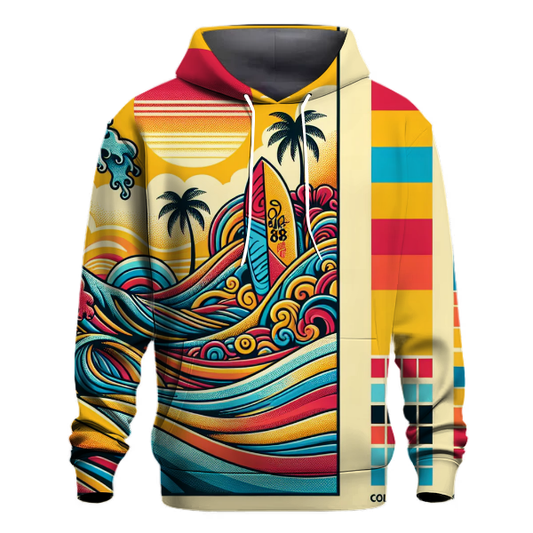 Vintage 80s Surf Culture Hoodie