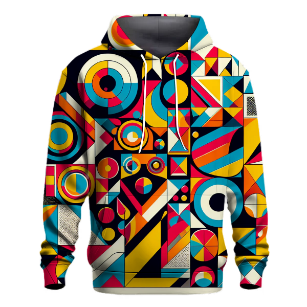 Funky Retro Geometrics Hoodie