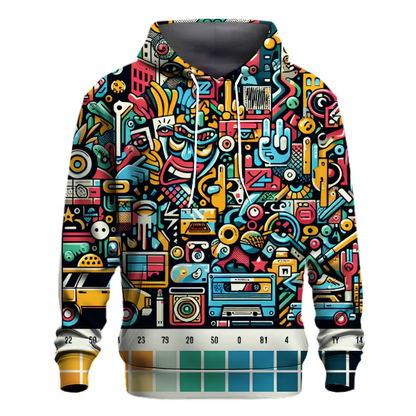 Colorful Graffiti Art Hoodie