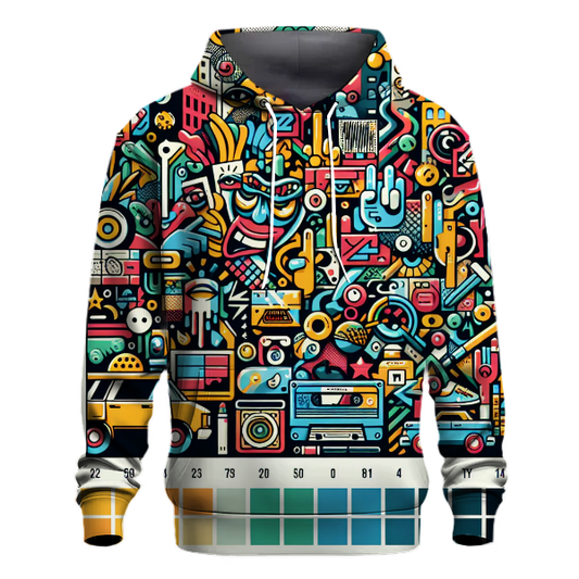 Colorful Graffiti Art Hoodie