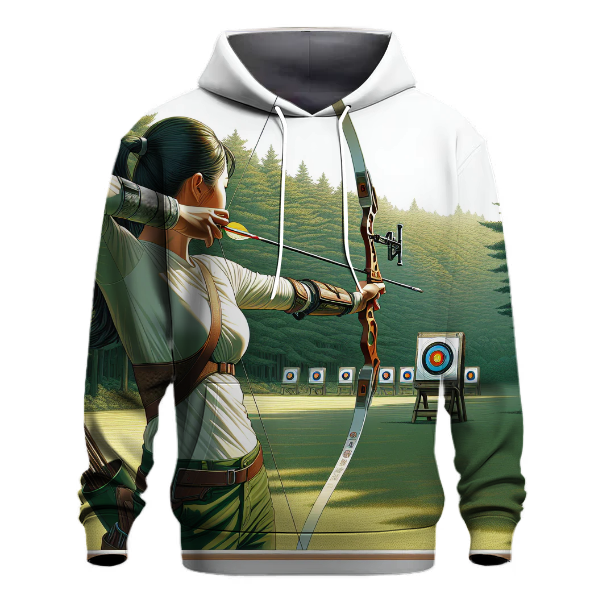 Archery - Robin Hood Style Hoodie Embroidered Hoodies