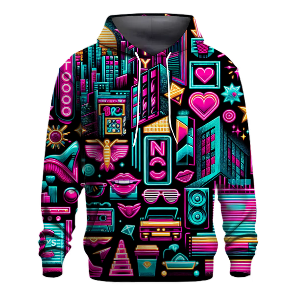 Classic Neon Signs Hoodie