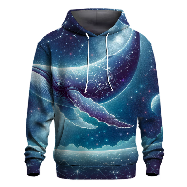 Cosmic Whale Journey Hoodie