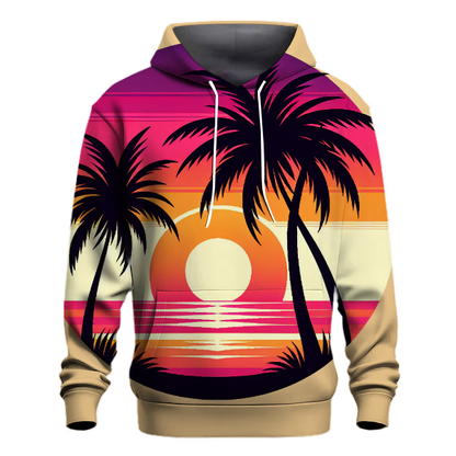 Peaceful Retro Palm Hoodie