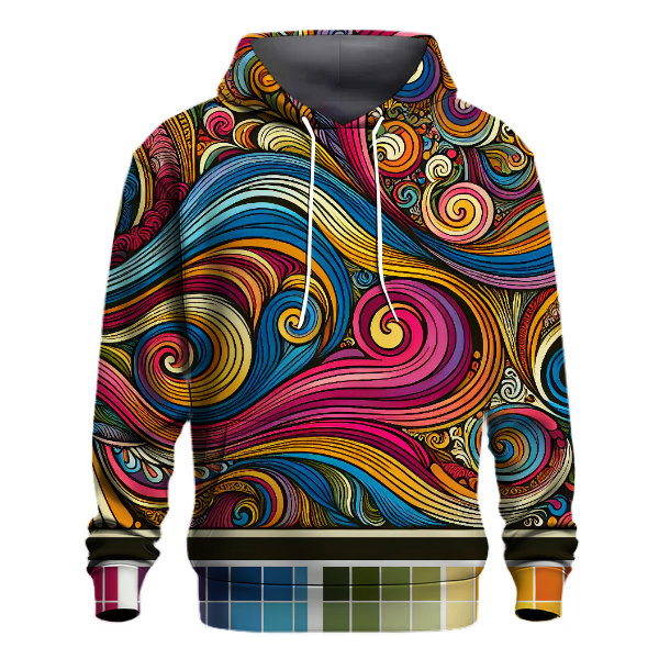 Tie-Dye Waves Hoodie