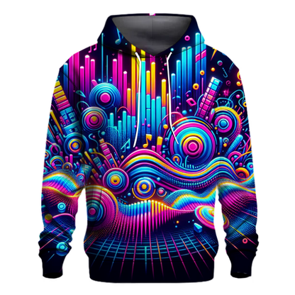 Electric Rhythm Waves Hoodie