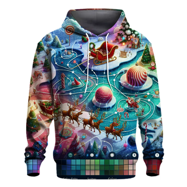 Christmas Adventure Map Hoodie