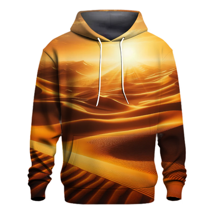 Golden Desert Landscape Hoodie