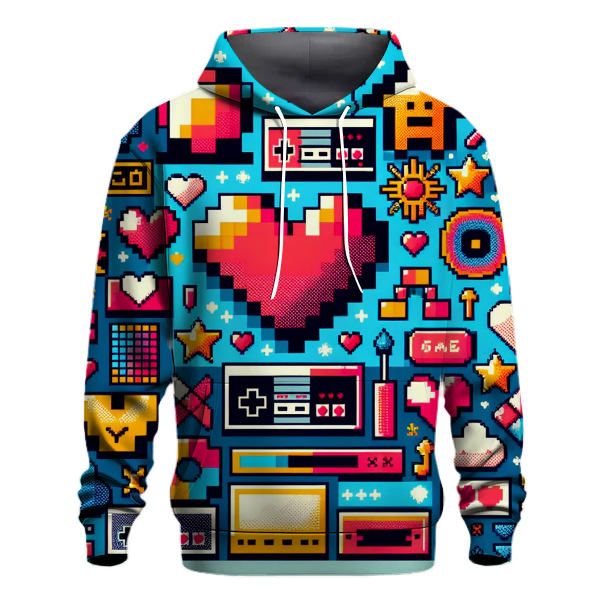 Digital Pixel Dreams Hoodie