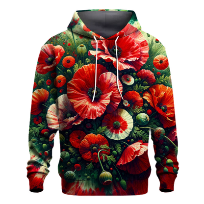 Poppy Field Whirl Hoodie