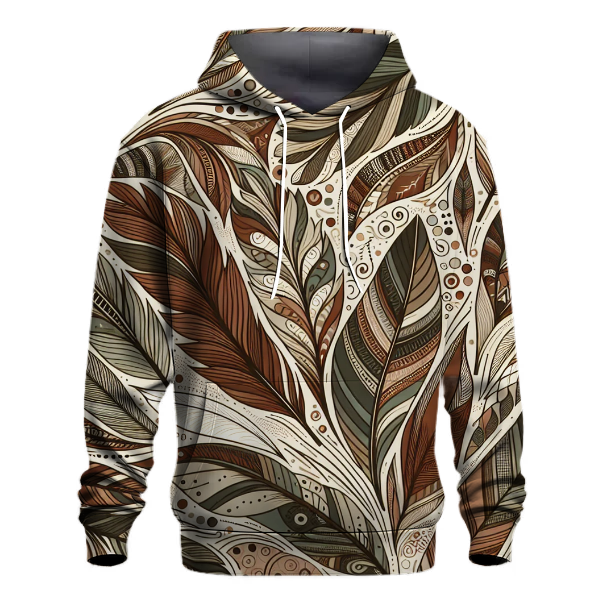 Hippie Boho Feathers Hoodie