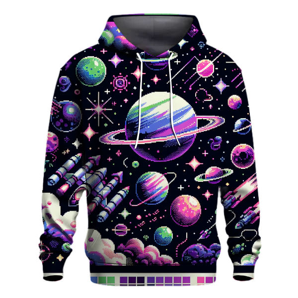 Pixelated Space Odyssey Hoodie