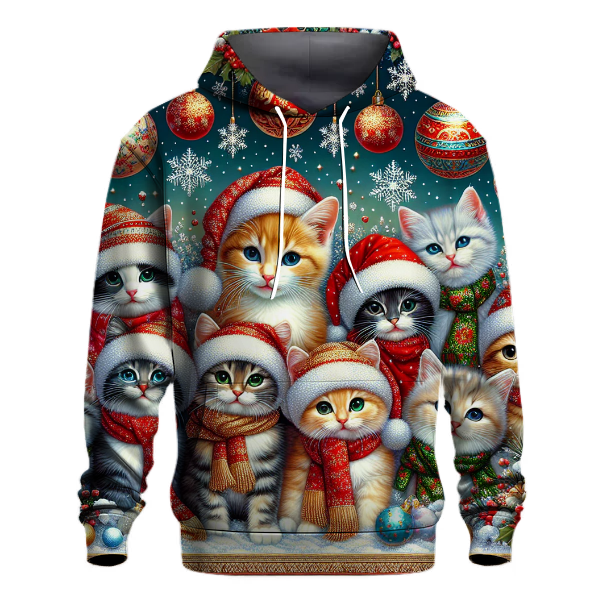 Christmas Cat Lovers Hoodie