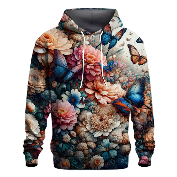 Luminous Butterfly Garden Hoodie