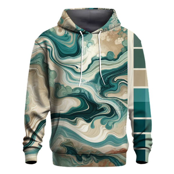 Vintage Marbled Ocean Hoodie