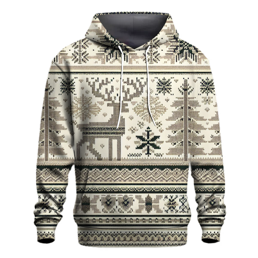 Nordic Christmas Knitting Pattern Hoodie