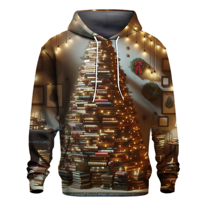 Christmas Bookworm Haven Hoodie