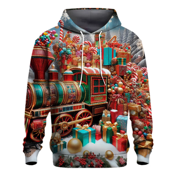 Joyful Christmas Train Hoodie